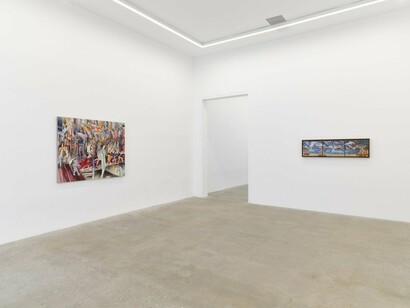 Olive Diamond, Rehearsals for living, exhibition view. Courtesy of Anat Ebgi