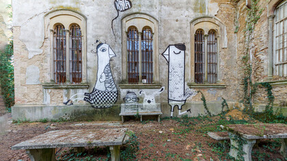 L'Ospedale Psichiatrico di Volterra, in stato di abbandono