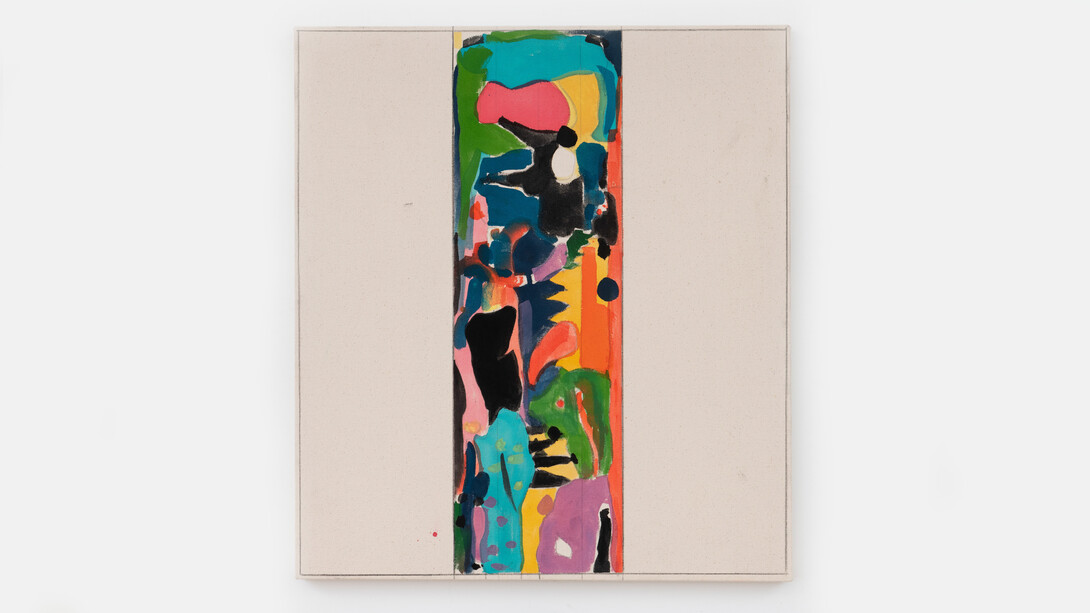 First Section Still Life, 2020
acrylic and coloured pencil on canvas
71.1 × 63.5 cm, 28 × 25 in.
Courtesy the Artist and Xavier Hufkens, Brussels
photo credit: HV-studio