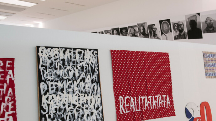 Július Koller, Exhibition view. Courtesy of Museion