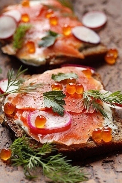 Smoked Salmon Smørrebrød