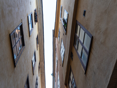 Los exiliados son chilenos, los estudiantes, peruanos, los profesores de salsa, cubanos... Gamla Stan (casco antiguo), 2018, Estocolmo. Suecia