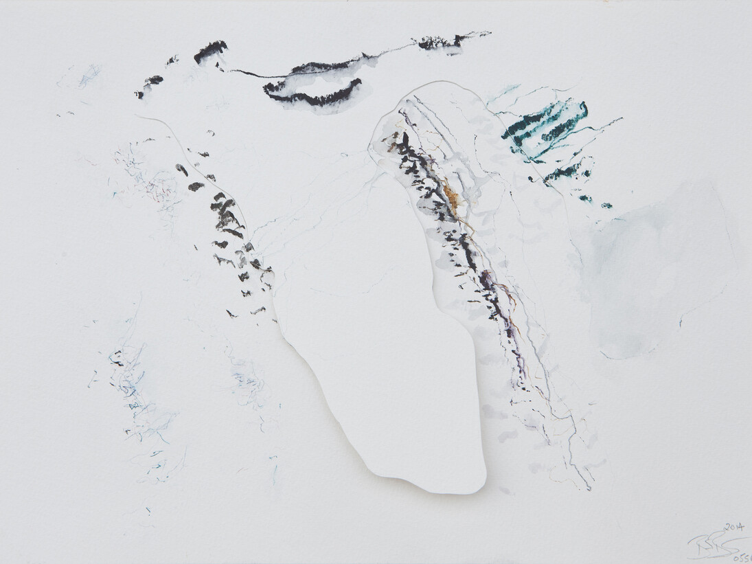 Brendan Stuart Burns, Untitled, 2014, Watercolour pencil on paper, 30 x 40 cm © the artist, courtesy of Osbourne Samuel