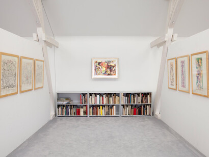 Ursula and Bernard Schultze, Panta rhei (Everything flows), exhibition view. Courtesy of Galerie Henze & Ketterer