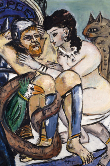 Max Beckmann, Odysseus und Kalypso, 1943