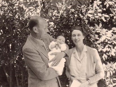 Iris Cutting Origo con il marito e il figlio
