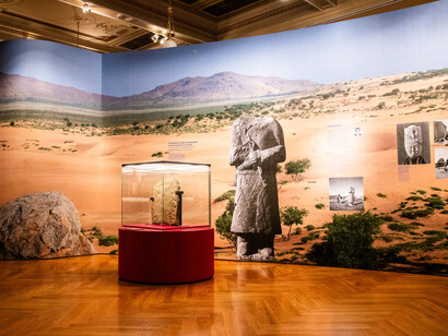 Chinggis Khan, exhibition view. Courtesy of Historical Building of the National Museum
