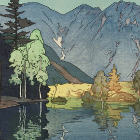 Yoshida Hiroshi 吉田 博, Mount Hodaka (Hodakayama), 1926. Courtesy of Art Institute of Chicago