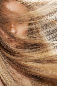 Long and blonde hair
