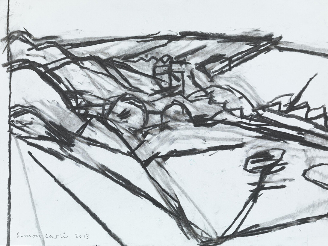 Simon Carter, Drawing for 'Grey Sea, Sandy Hook'