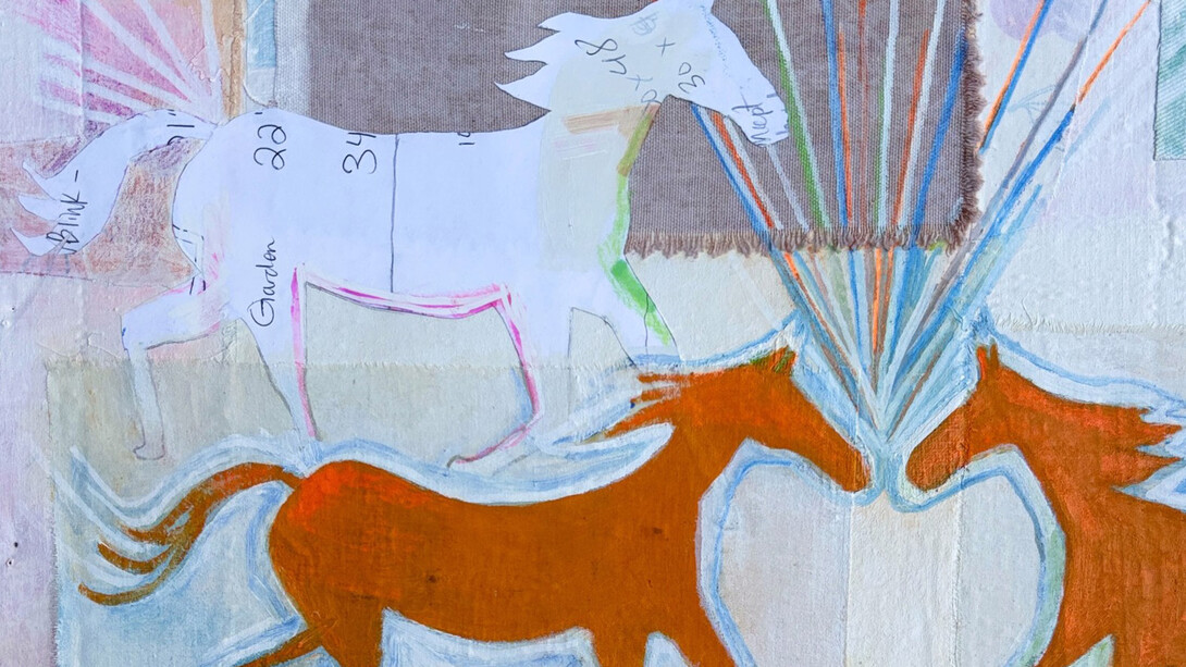 Katie Davis, Big horse energy (detail), 2024. Courtesy of the Camp Gallery