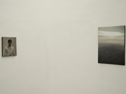 Cristina Megía, Hacer pie en la tierra, vista de exhibición. Cortesía de Galería silvestre