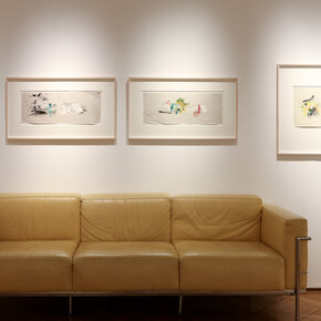 Peter Krawagna, Augen-blicke, ausstellungsansicht. Mit freundlicher genehmigung der Galerie Ernst Hilger. Foto von @ Katharina Schiffl