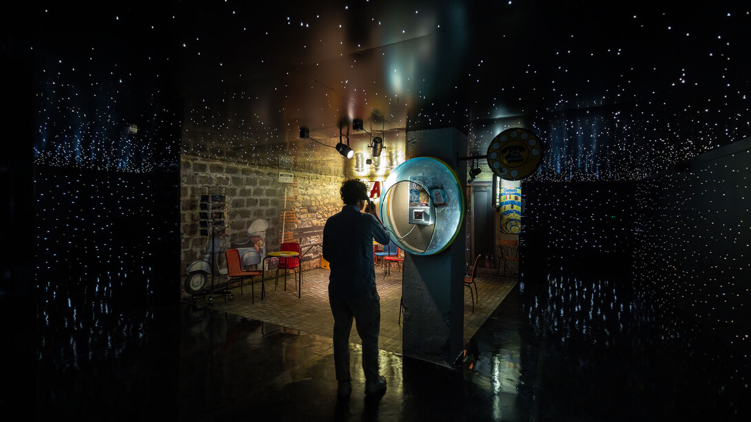 Bar Luna, vista dell'installazione. Per gentile concessione della Cineteca di Bologna