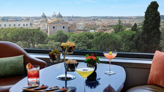 Aperitif with view at Il Giardino Bar