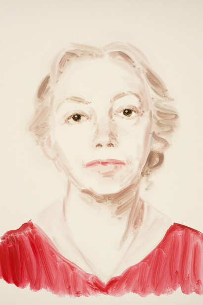 Annie Kevan, Käthe Kollwitz, 2014, oil on paper, 40 x 30 cm 
