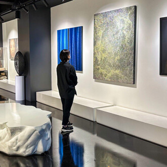 Seoul Summer exhibition at the Lie Sangbong Tower, 2023, installation view. Courtesy of Blank Space Gallery, New York