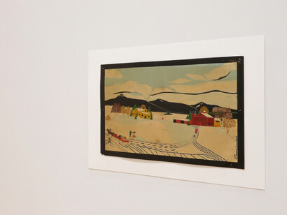 Clarence Swinyer, Lake George, exhibition view. Courtesy of Kerry Schuss Gallery 