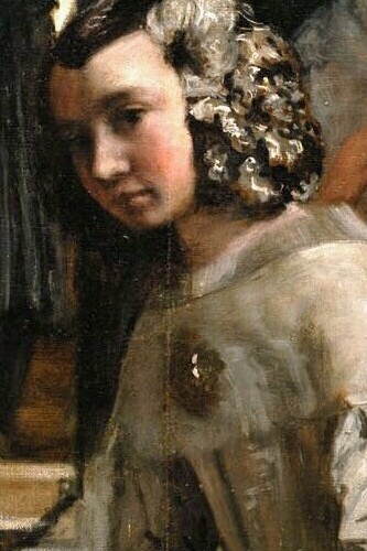 Doña Isabel de Velasco en "Las meninas", Diego Velázquez, óleo sobre lienzo, 1656–57