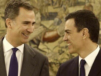 Felipe VI y Pedro Sánchez