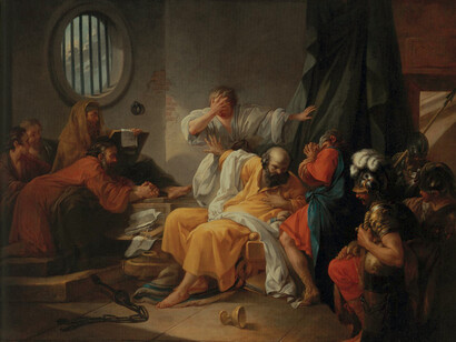 Jacques-Philip-Joseph de Saint-Quentin, La muerte de Sócrates