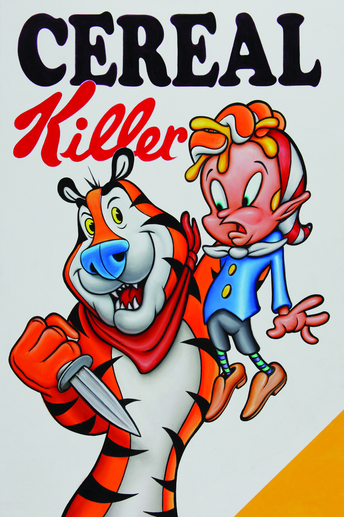 Cereal killer, Oil on Panel, 24x36inch 61x92cm