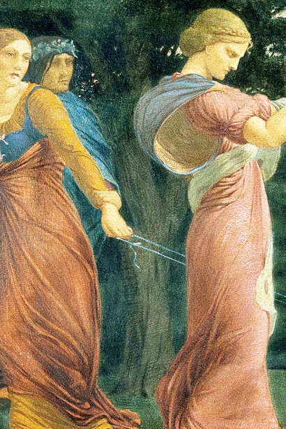 Robert Bateman. Three Women Plucking Mandrakes, dettaglio