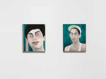 Rebecca Brodskis, The last ones awake, exhibition view. Courtesy of König Galerie