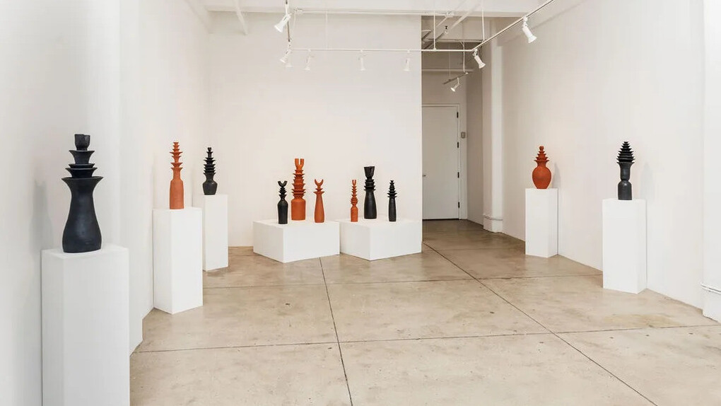 Dina Nur Satti, Sediments, exhibition view. Courtesy of Montague Contemporary