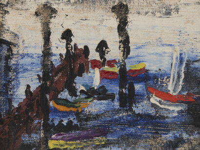 Forrest Bess, Untitled, 1946. Courtesy of Franklin Parrasch Gallery 