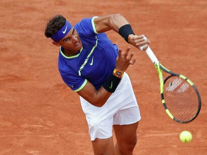 Un momento de la final de Roland Garros 2017 contra Wawrinka