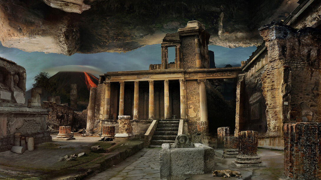 Barbara Nati, Anche io come un bambino di sera riposo nel cuore degli antenati, 105 x 105 cm, 2015