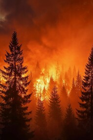 A wall of flames engulfs the forest—an urgent reminder of why Greece must rethink how it fights wildfires