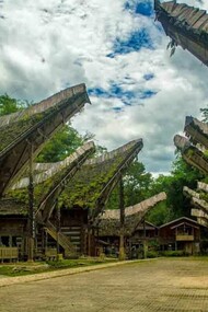 Le costruzioni a forma di grande barca di Tana Toraja