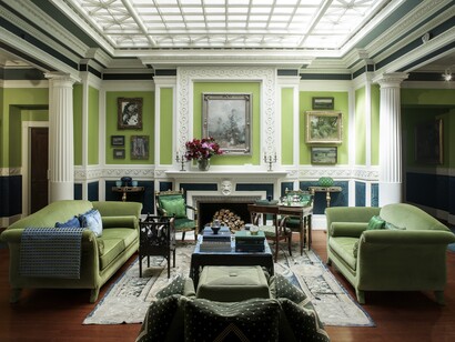 Blairsden Atrium - An Art Collectors Sanctuary. Photo by Christian Garabaldi