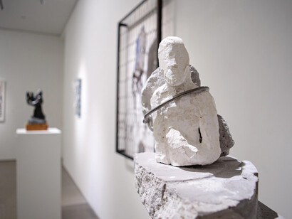 Various artists, Resilience and reflection an artistic response to October 7th, exhibition view. Courtesy of David Benrimon Fine Art Gallery