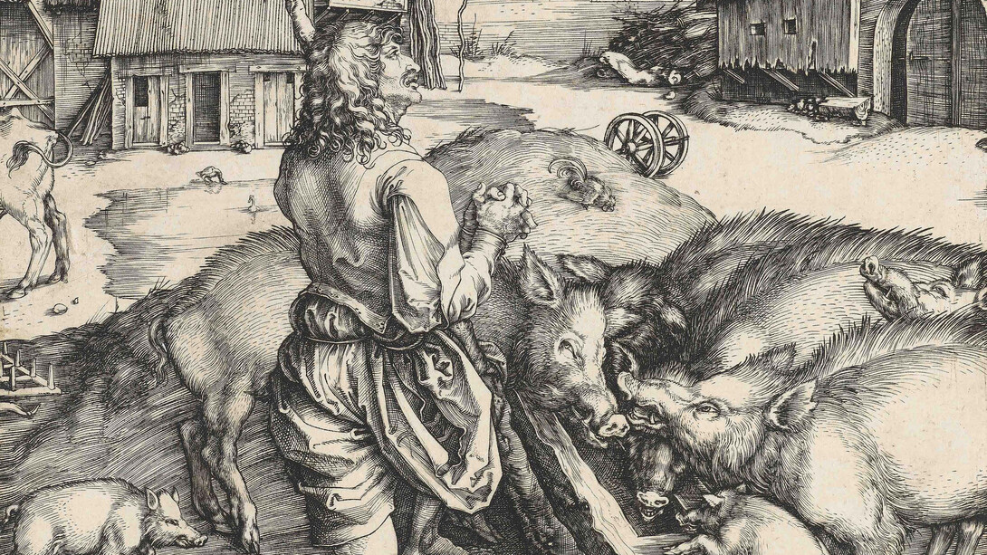 Albrecht Dürer, Der verlorene Sohn, um 1496. Mit freundlicher Genehmigung der Staatsgalerie Stuttgart