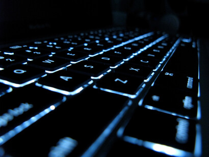 El teclado de un ordenador