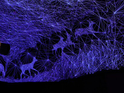 Installation view of Julien Salaud, Grotte Stellaire (2012), Palais de Tokyo, Paris. Courtesy of the artist and Galerie Suzanne Tarasieve, Paris. Photo : André Morin