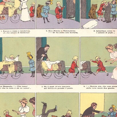 Prima edizione del Corriere dei Piccoli. Del 27 dicembre 1908