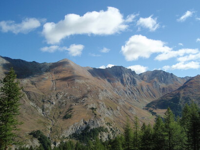 Le vette della Valle Argentera in Piemonte