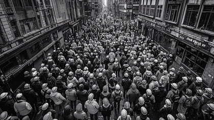 A diverse group of people participate in protests, forming a powerful crowd united in their demand for change and justice