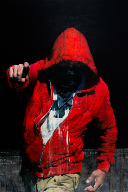 François Bard - Move! 2019 - Oil on canvas 195x150cm 77x59 in TH