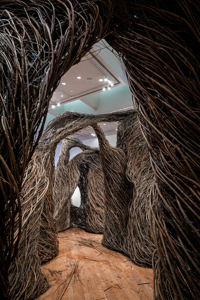 Patrick Dougherty. Courtesy of BYU Museum of Art