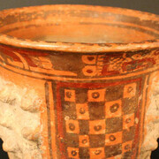 Incensario trípode

Materiales: Cerámica

Clásico 600- 900 d.C.

Medidas: 200 mm de alto