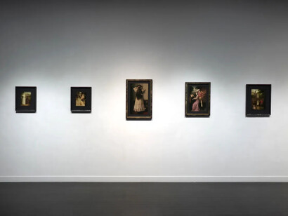Stephen Mackey, The angel of evening, exhibition view. Courtesy of Arcadia Contemporary