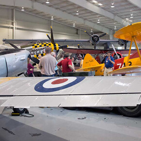 Navy Hangar. Courtesy of Military Aviation Museum