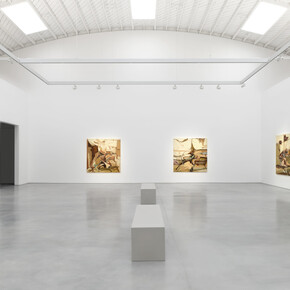 Luke Agada, Between two suns, exhibition view. Courtesy of Roberts Projects 