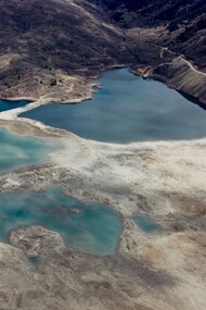 Yankee Doodle tailings pond, Butte Area Superfund site, Butte, Montana, 1986. Photographs © 2016 David T. Hanson