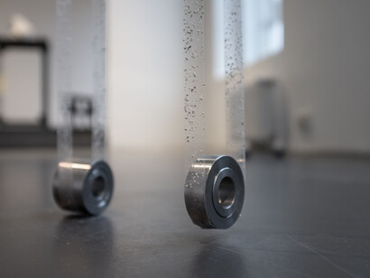 Mireia c. Saladrigues, Cooked marble, exhibition view. Courtesy of Galleria Sculptor